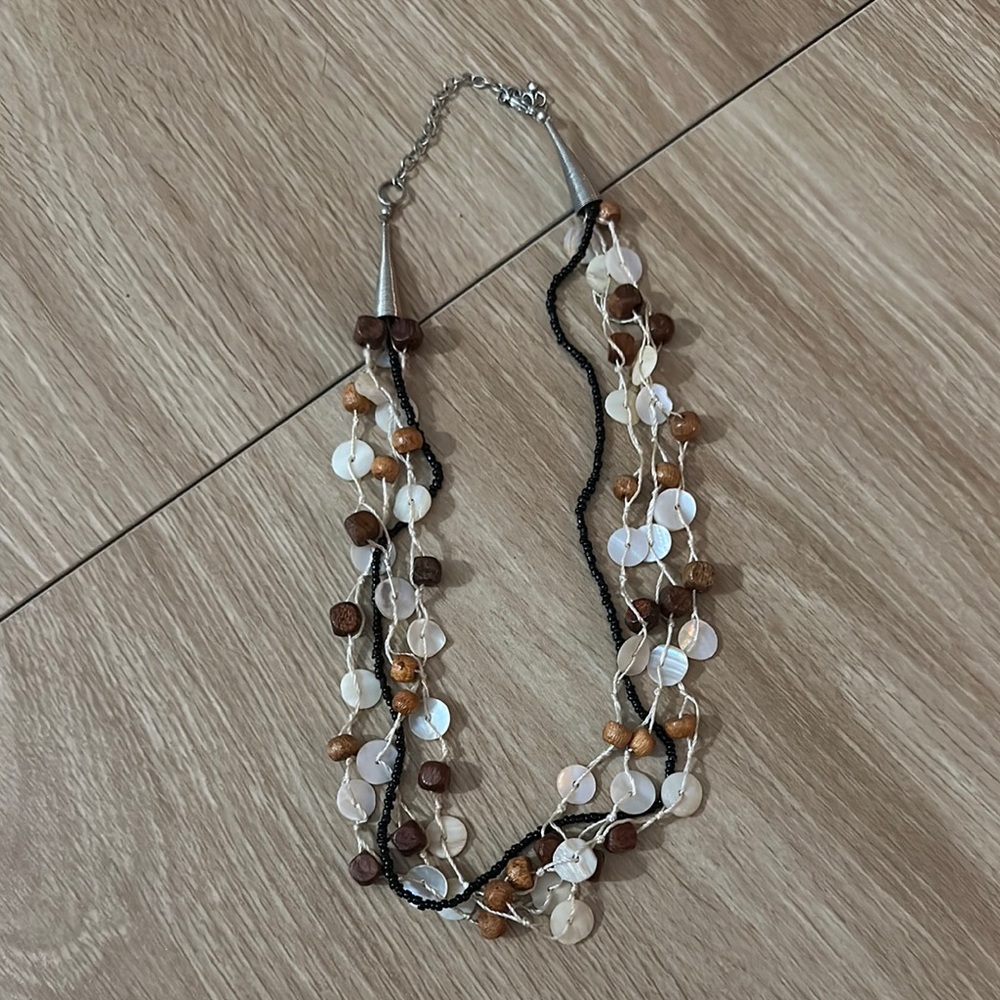 Elegant Multi-Color Beaded Necklace